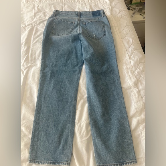 Abercrombie 90’s straight ultra high rise jeans, size 33 (16) long. - Picture 3 of 8
